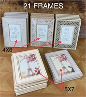 Lot of 21 Misc. Picture Frames