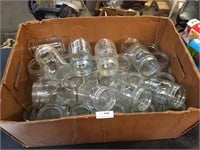 Lot of Vintage Glass Ball Mason Jars Canning