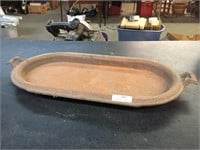Old Cast Iron Tray - Griddle?
