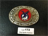 Fraternal Order of Eagles Vintage Belt Buckle