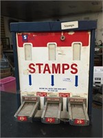 Old US Postage Stamp Machine - NO Key