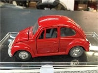 Volkswagon Beetle Diecast Collector Car in Case