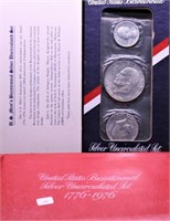 SILVER BICENTENNIAL MINT SET