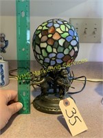 Tiffany Style Stained Glass Ball Decorative Lamp