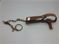 Old Victor long spring foot hold animal trap