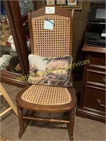 Antique Cane Rocker