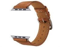 Marge Plus Apple Watch Brown Leather Band