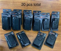 Lot of 20 blackweb Universal Cell Phone Cases