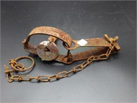 Old Victor long spring foot hold animal trap