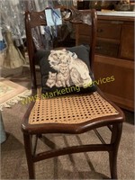 Cane Bottom Wooden Chair