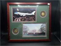 Air Force One shadow box with medals!