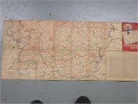 Vintage ESSO "Fahrten-Dienst" German travel map