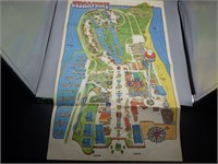 Vintage Cedar Point Amusement Park map