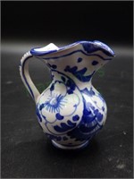 Italian made with Delft blue finish pitcher