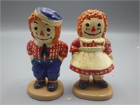 Handcrafted Raggedy Ann & Raggedy Andy!