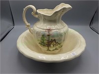 Porcelain pitcher and was basin from Arnel's!