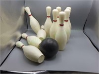 1960s Indoor Bowling Ball and Pins!