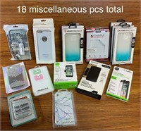 18 pc Lot of Misc. Cell Phone Protective Cases