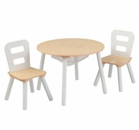 Kidcraft Round Storage Table & 2 Chair Set