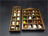 Collection of vintage thimbles w/rare Indy 500!
