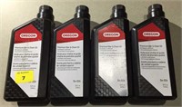 4 quarts of Oregon bar and chain oil