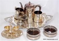 Antique Collection of Silver Plated Items