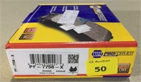 NAPA brake pads, PF-7758-X