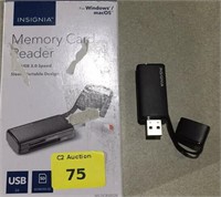 Memory card reader, not tested