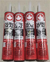 4 tubes of Sure Seal adhesive sealant