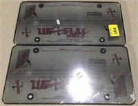 2 Tuf-Flat license plate covers