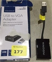 USB to VGA adapter, not tested