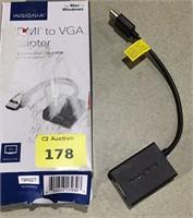 HDMI to VGA adapter, not tested