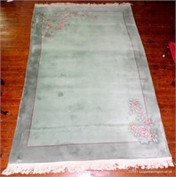 Signed Kayam Handmade Chinese Carpet