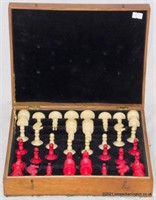 Fine English Victorian Chess Set