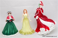 Royal Doulton Christmas & Peridot Figurines