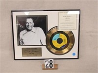 FRANK SINATRA FRAMED LIMITED EDITION RECORD: