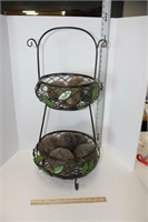 2 Tier Iron Stand
