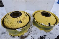 2- John Deere Dual Rims