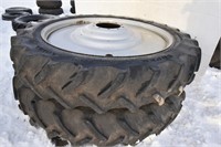 2- Goodyear 380/90R54 Tires & Rims