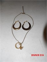 EARRINGS, RING & NECKLACE