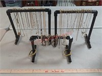 Necklaces, bracelets w/displays