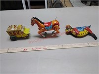 Vintage tin toys