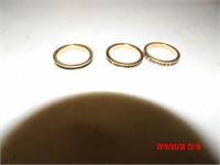 3 RINGS SIZE 7