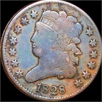 1828 Classic Head Half Cent NICELY CIRCULATED