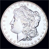 1884-S Morgan Silver Dollar CLOSELY UNCIRCULATED