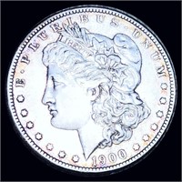 1900-O Morgan Silver Dollar NEARLY UNCIRCULATED