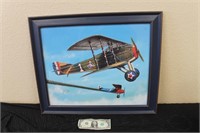 Colorful WW1 Bi-Plane Print
