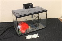 5 Gallon Fish Aquarium With Pump & Accessories