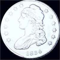 1834 Capped Bust Half Dollar ABOUT UNCIRCULATED