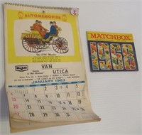 (2) MatchBox 1968 Collectors catalog and 1963